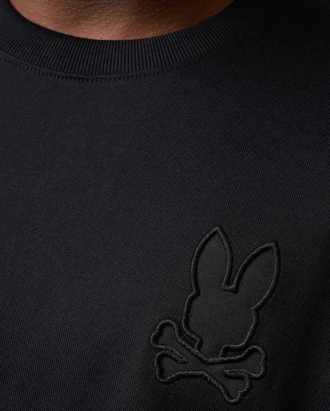 Tees Psycho Bunny Danby Oversized Tee Noir Homme | XSX-32753308